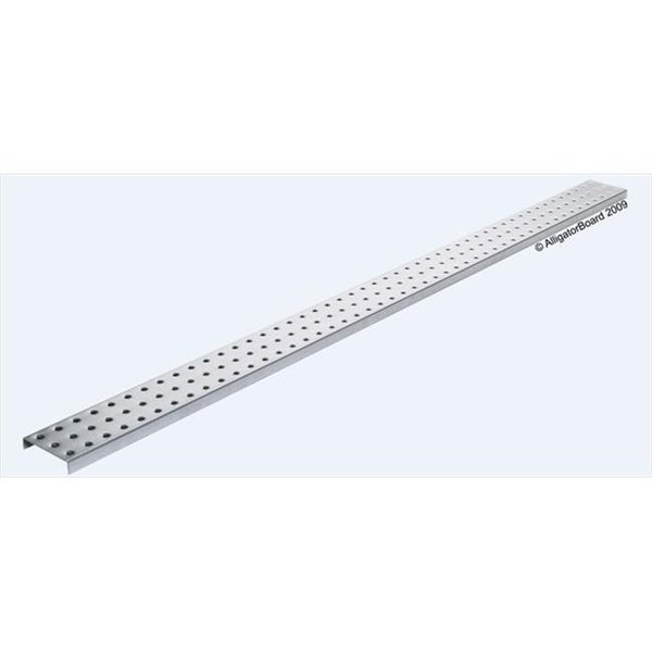 Light House Beauty 3 in. L x 48 in. W Metal Pegboard Strip with Flange - Pack of 2 LI167310